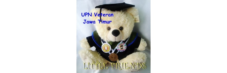 Boneka Wisuda Universitas Pembangunan Nasional Veteran Jawa Timur